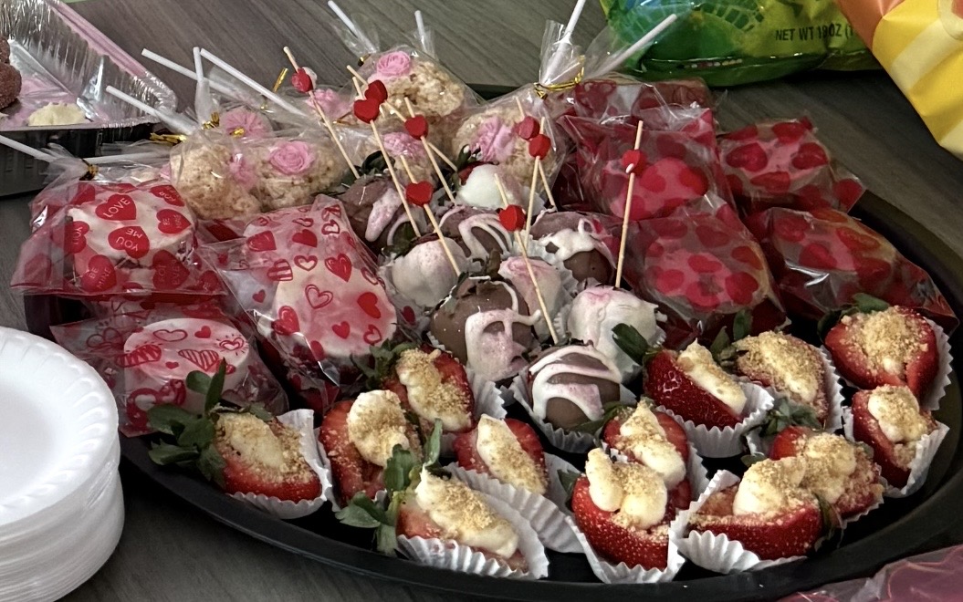 Valentine treat platter